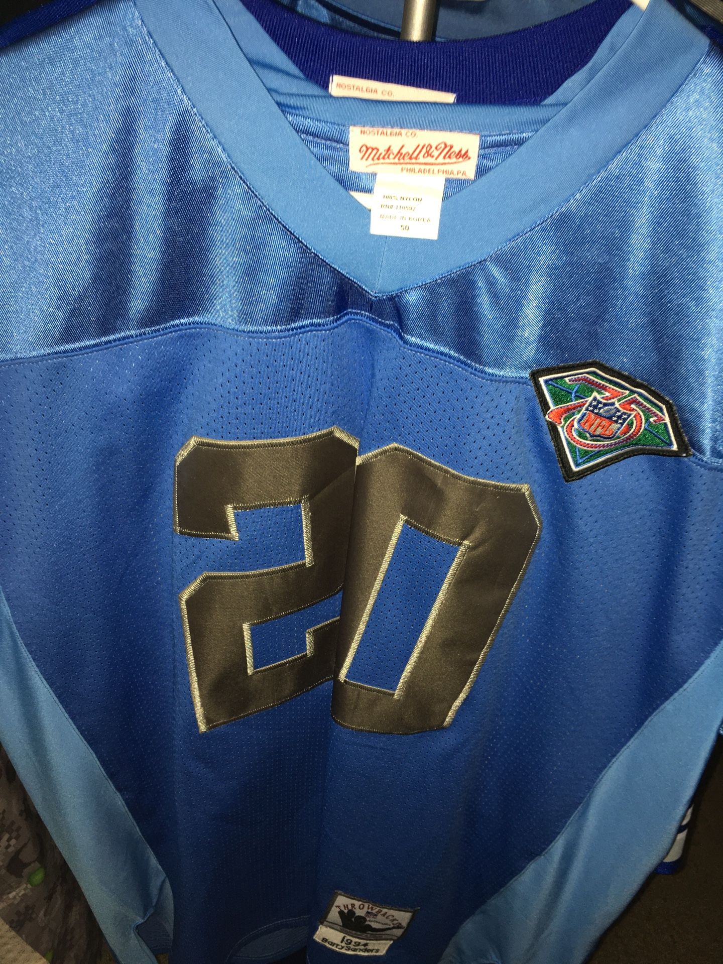 NFL Barry Sanders Detroit Lions Mitchell & Ness Jersey for Sale in  Chandler, AZ - OfferUp