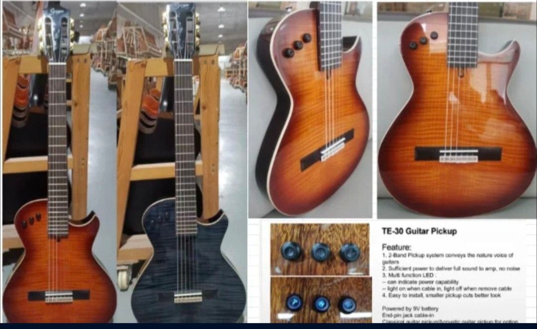 NYLON STRING ACOUSTIC ELECTRIC GUITAR