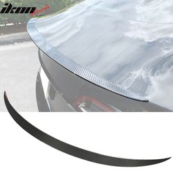 Fits 2017-2023 Tesla Model 3 OE Style Rear Trunk Spoiler Wing Real Carbon Fiber Lip