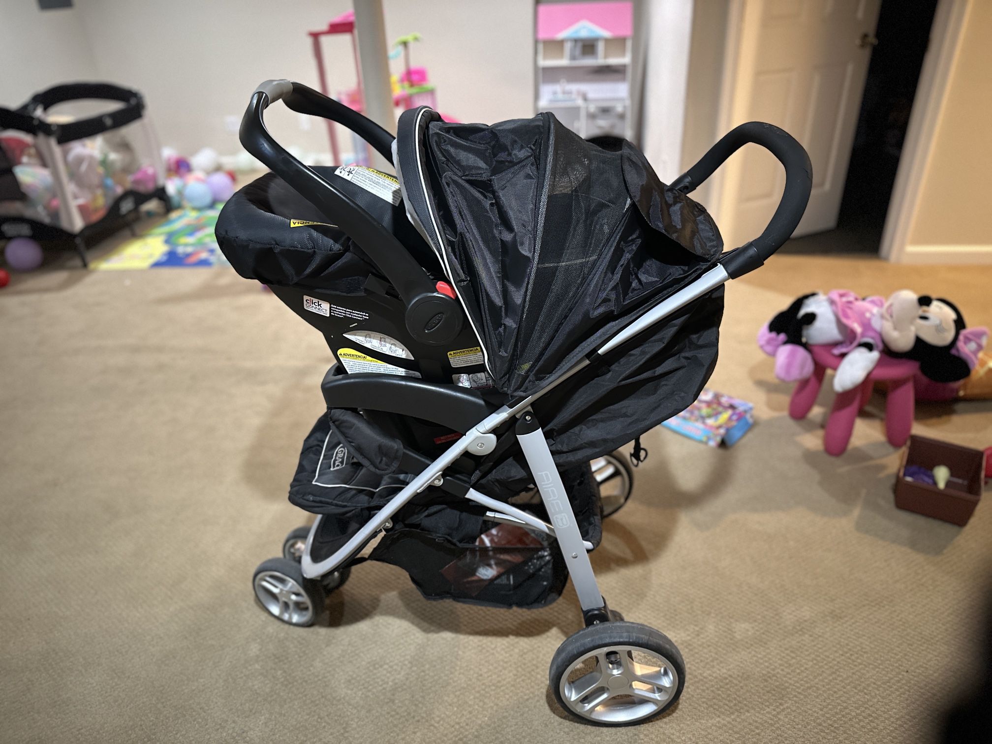 Graco aire sport click connect travel system