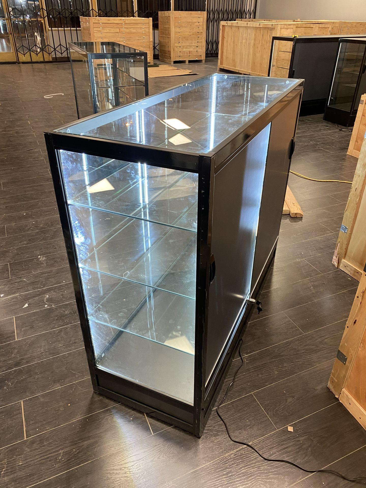 Extra Vision display Glass Showcase 48”
