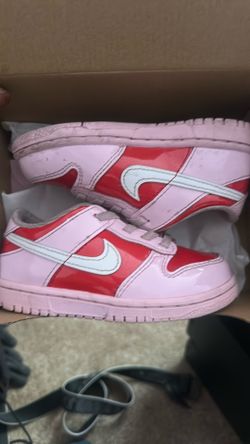 Nike Dunk Low BTE Toddler Size 9C – Pink Foam/Summit White (Used)