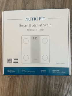 Smart Scale for body weight and body fat/mass index