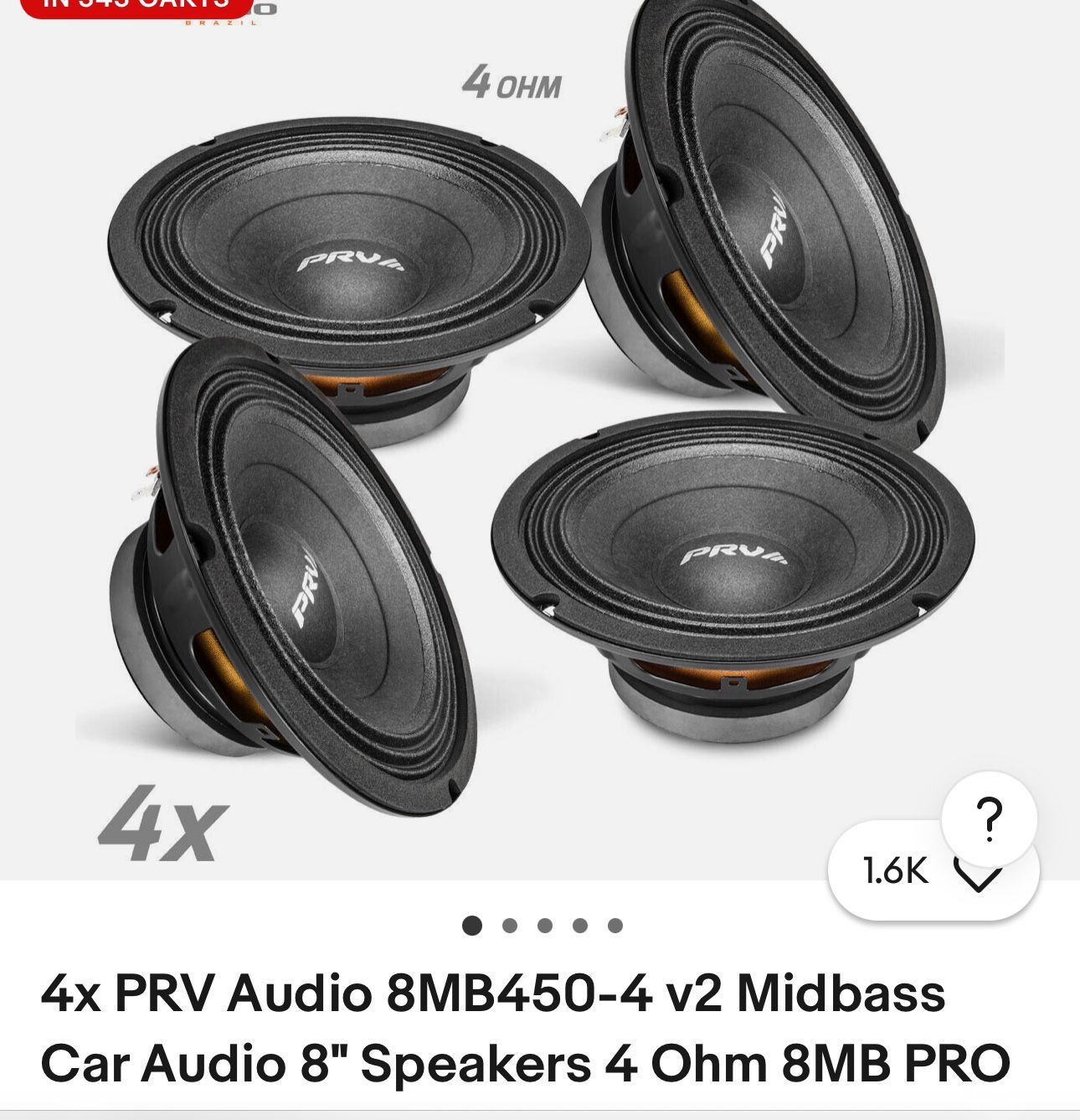 Prv Inch Mid bass Loud