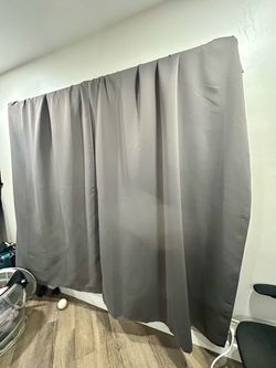 Gray Blackout Curtain Panels