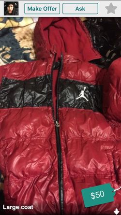 Brand new Jordan's coat large