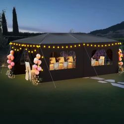 10 X 20 Pop Up Canopy Tent with Sidewalls 10x20