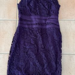 Cocktail Formal Dress Purple 