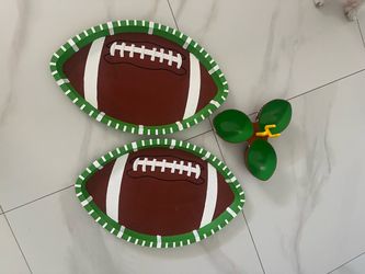 Football trays - bowls - kitchen
