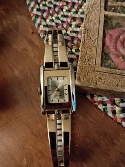 Milan Women Watch Silver Gold Stainless Steel Stretch - ONLY $10