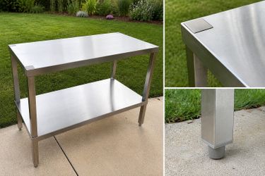 Commercial Stainless Steel Work Table / Prep Table – Heavy Duty