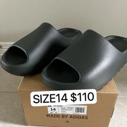 Adidas Yeezy Slide Dark Onyx ID5103 Mens Size 14