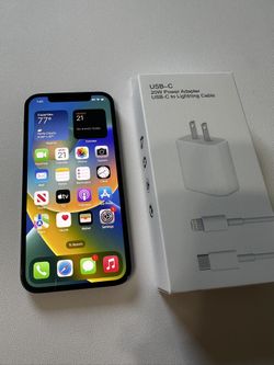 Unlocked Apple iPhone 12 64GB black AT&T T-Mobile Metro PCs Cricket Verizon Straight Talk Cell Phone 