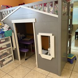 House Loft Bed With Mattress