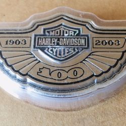 100th Anniversary Harley Davidson Small Medallion