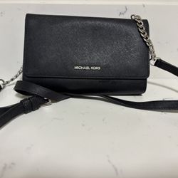 Black Michael kors Leather crossbody bag 
