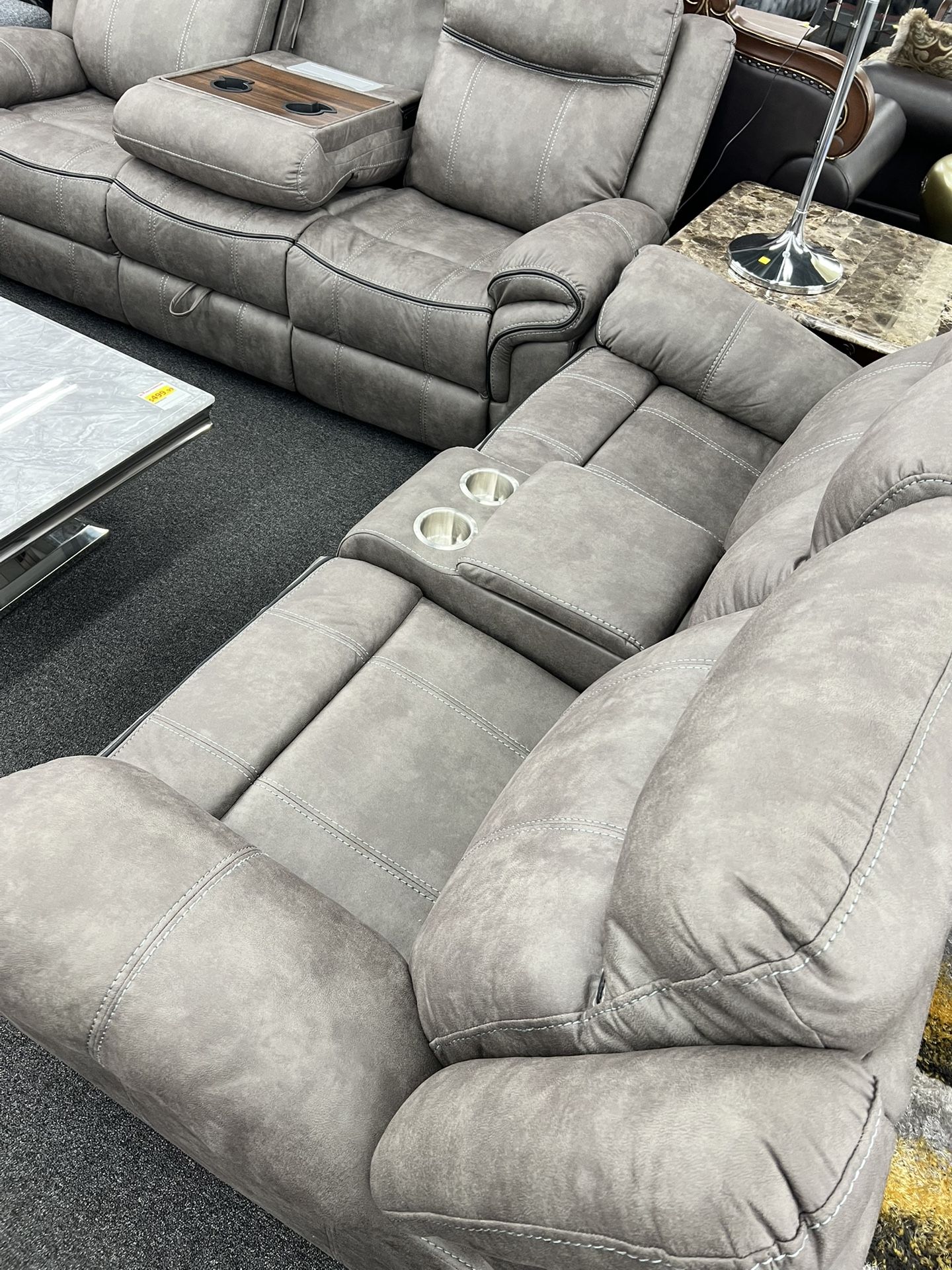 Theater Reclining Couch And Loveseat!