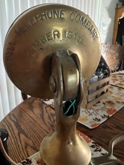 American bell brass phone