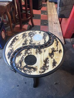 Custom Yin Yang Table