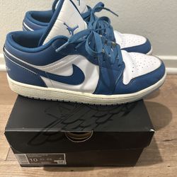 Used Men’s Jordan 1 Low Industrial Blue 