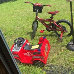 Bike and Power wheel 