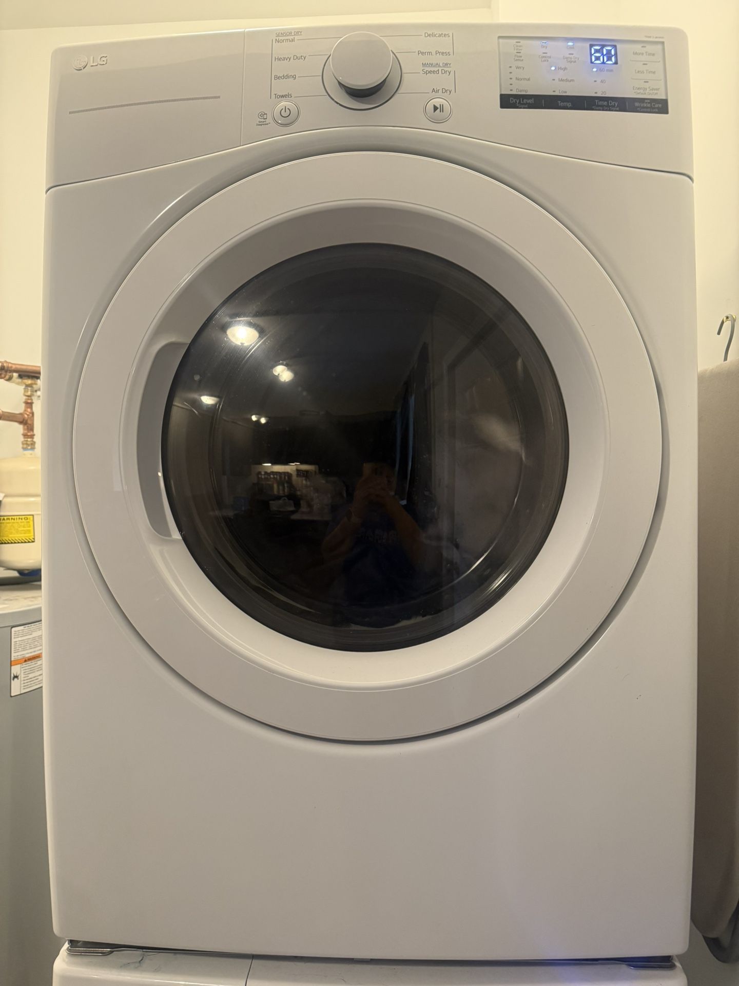 LG Gas Dryer 7.4 Vented Stackable