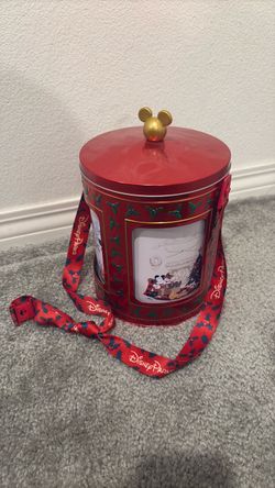 Disney Parks Holiday Mickey Mouse Popcorn Tin