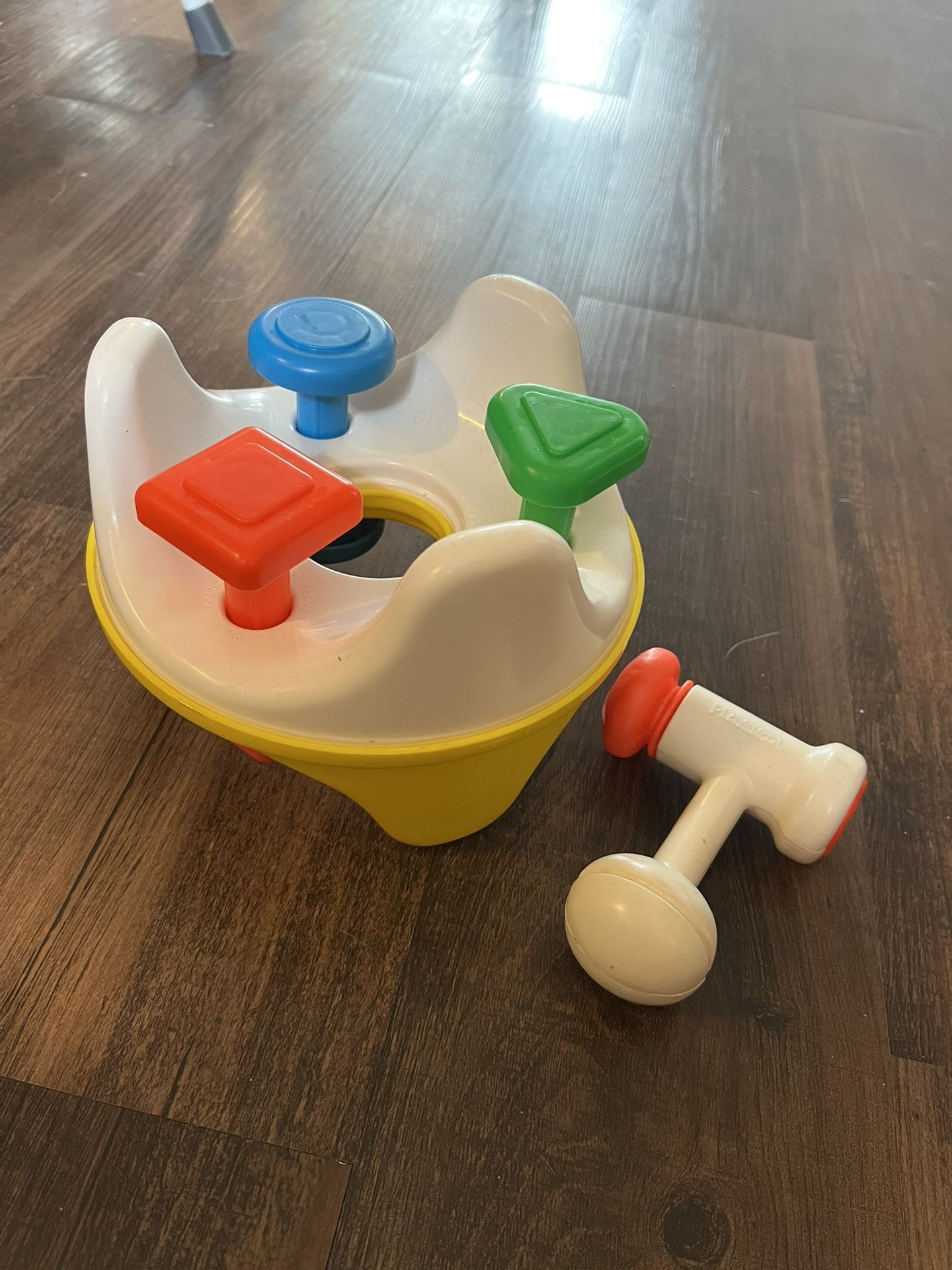 Vintage 1988 Playskool Baby Pounding Bench