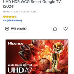 	Hisense - 43" Class H6500F Series LED 4K UHD Smart Android TV 