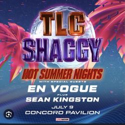 TLC And Shaggy Tickets Concord Pavilion For 7/9 2023