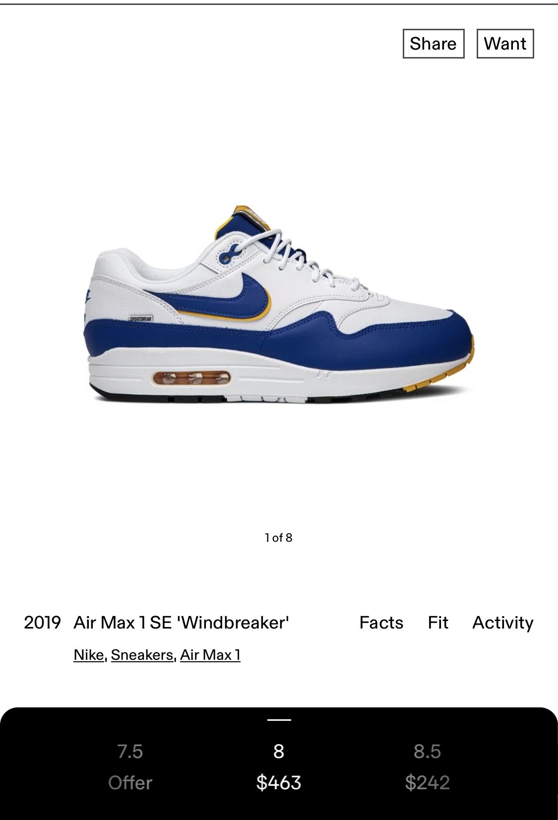 Nike Air Max 1 Wind Beaker