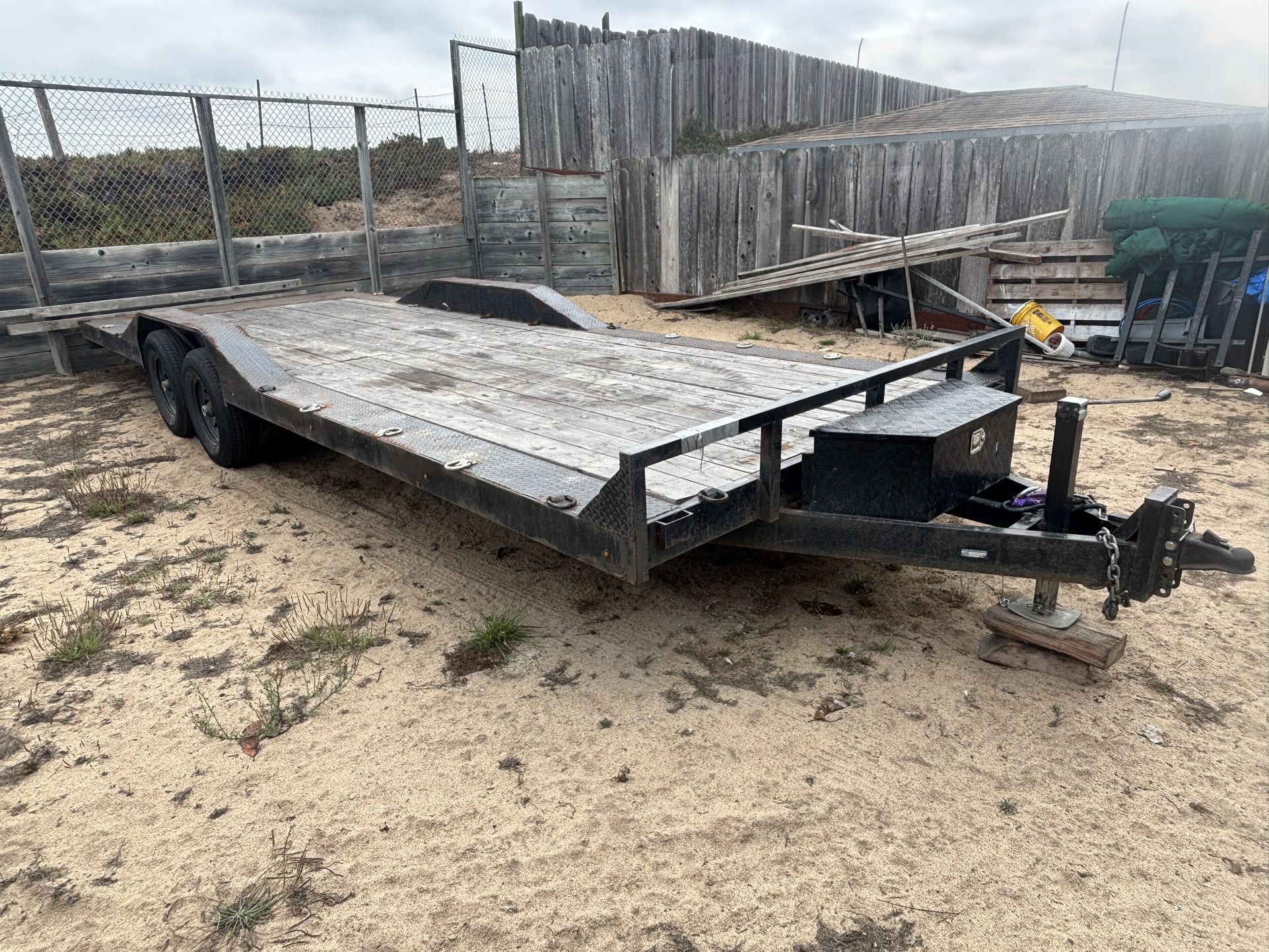 Equipment Trailer/Car Trailer 24 Foot Flatbed 2 7k Axles 2024