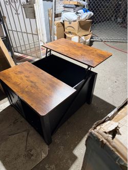 Coffee table with storage