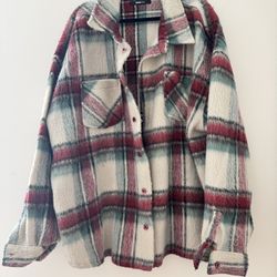 Midnight Escape Shacket - Red/combo Nova men