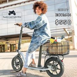 Electric Scooter On Sale! Affordable, With Seat and Basket Electric Scooter For Sale!