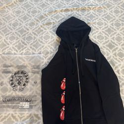  Black Chrome hearts hoodie 