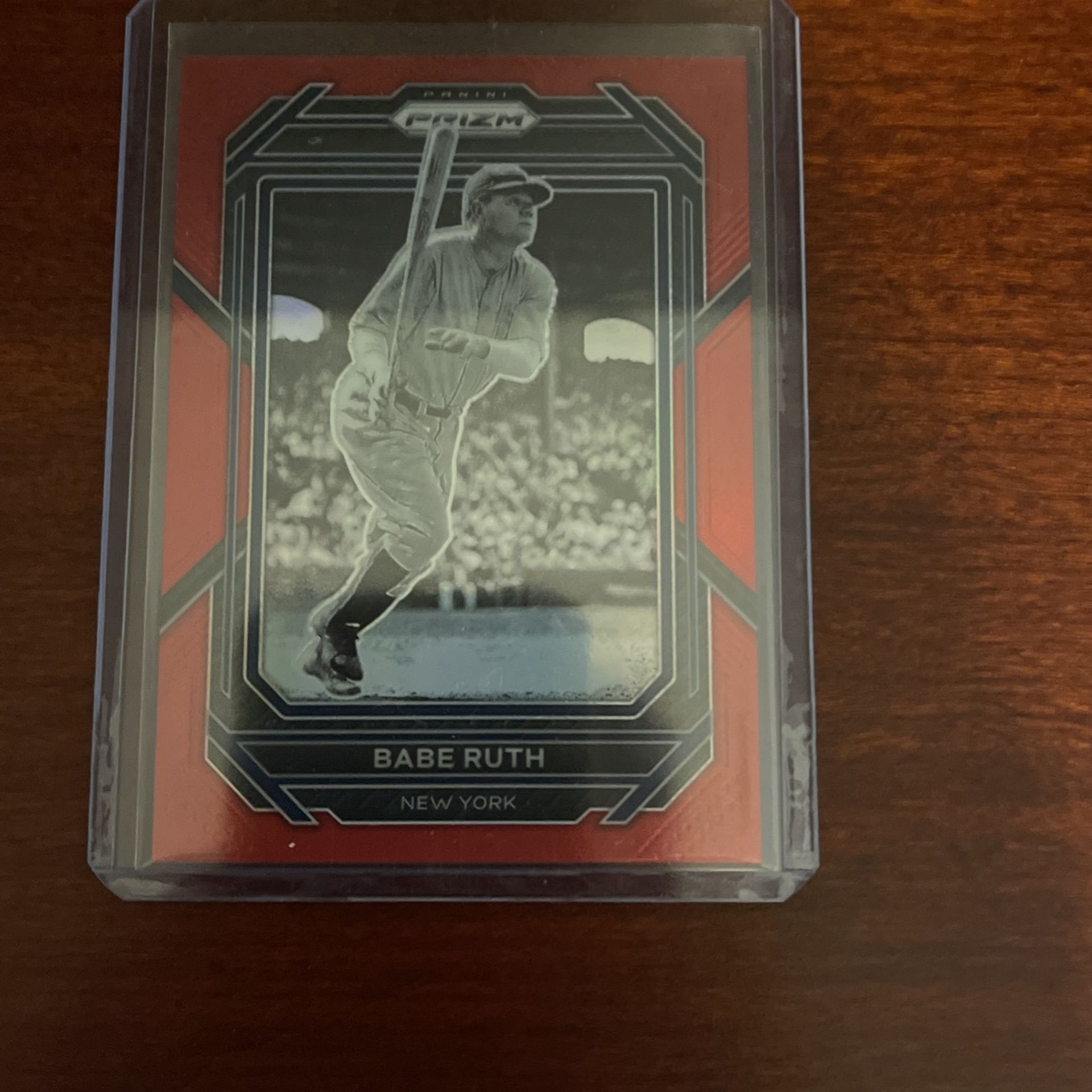 Babe Ruth Prizm Baseball Card /199