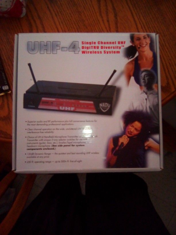 UHF-4 Single Channel Wireless System
