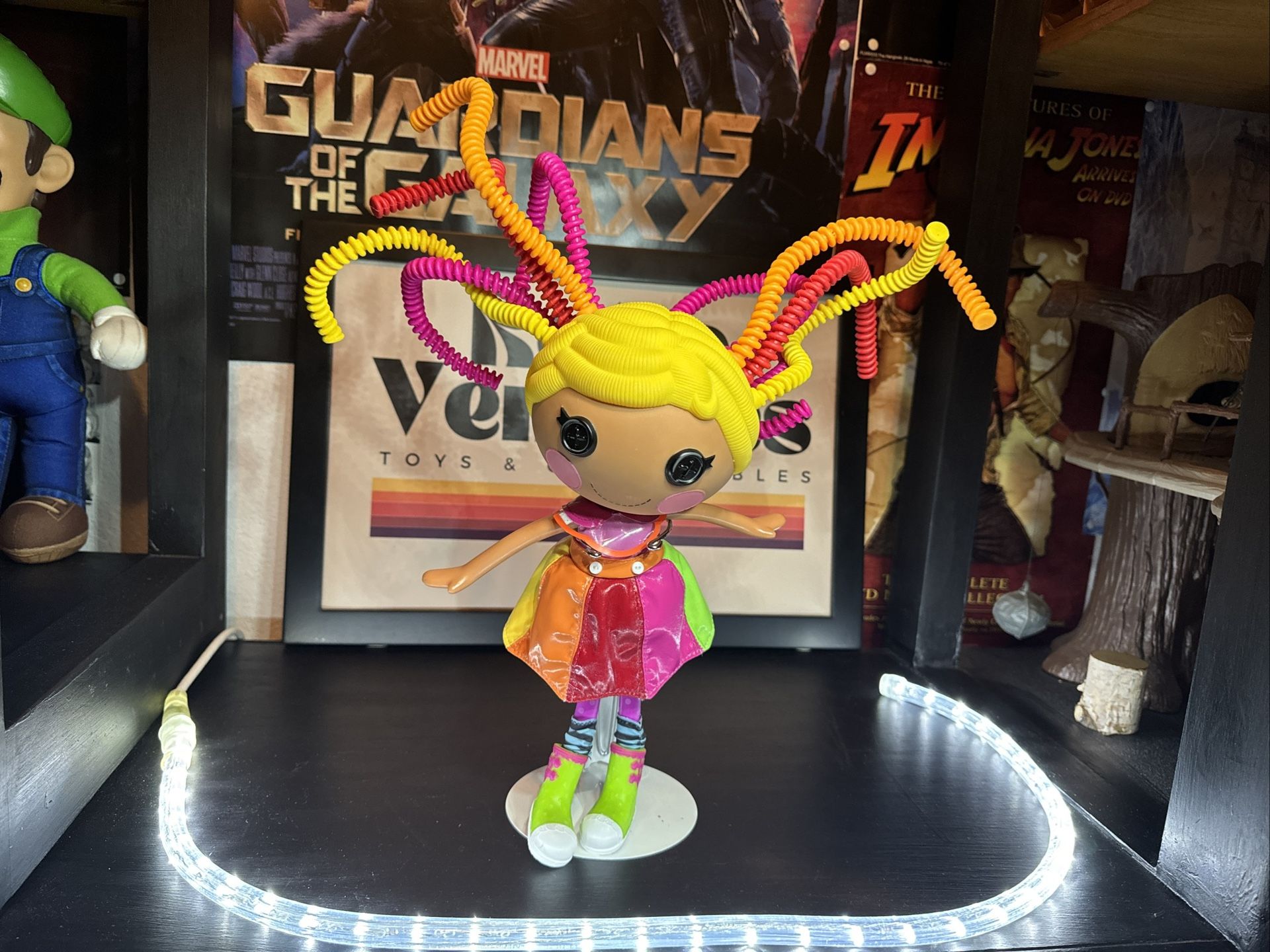 Lalaloopsy April Sun Splash Rainbow 13” Doll Silly Hair W Clothes VG+