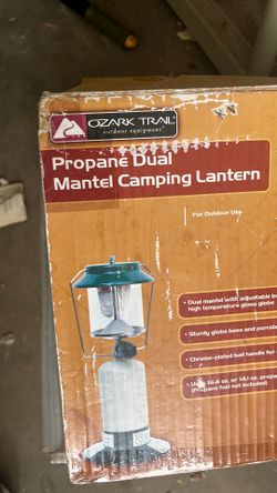 Propane  Dual  mantle camping lantern