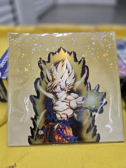 Dragon Ball Z Super Saiyan Goku Anime Sticker 3D Motion Car Stickers