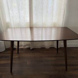 Mid-Century Modern Walnut Dining Table