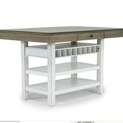 Counter height dinning table