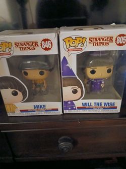 Stranger Things Funko Pop "Mike" & Will The Wise Figures