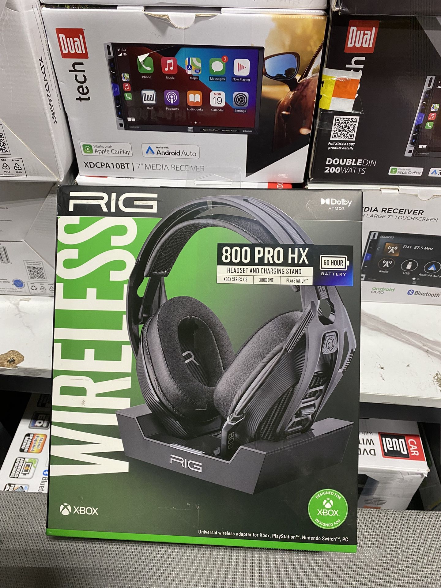 Wireless Gaming Headset and Base Station for Xbox One, X/S, PlayStation & PC - Black