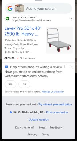 Heavy-Duty Steel Platform Cart – 30” x 48” – 2,500 lb Capacity