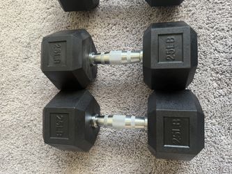 25 Pound Dumbbell Pairs 