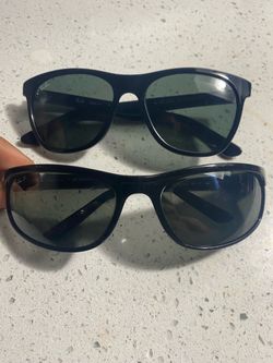 Ray Ban black sun glasses