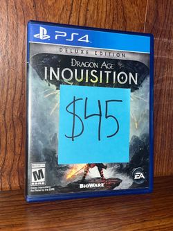 PlayStation Video Game PS4 PS5 For Sale dragon age