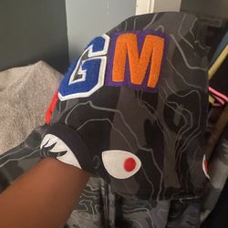 Reflective Bape hoodie 